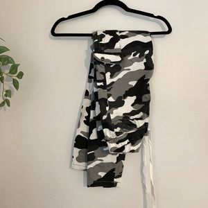 Camo cargo jogger pants